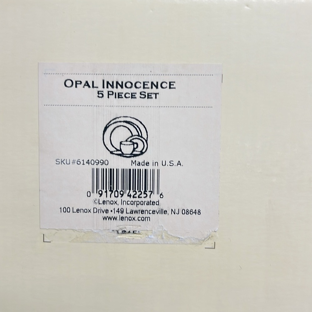 Lennox Opal Innocence place setting - Picture 8 of 8